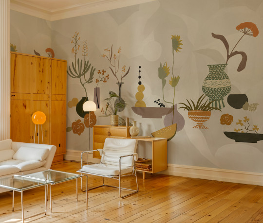 Tres Tintas Papier peint panoramique Centrepiece Composition