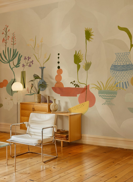 Tres Tintas Papier peint panoramique Centrepiece Composition