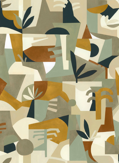 Tres Tintas Wallpaper Tahití Expression - Green