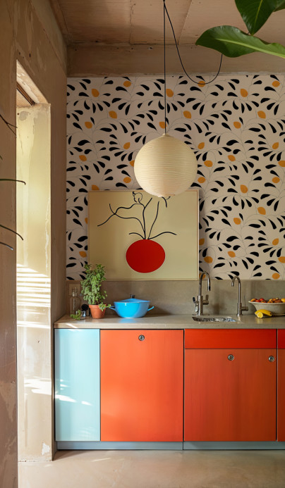 Tres Tintas Wallpaper Fresh Lemons