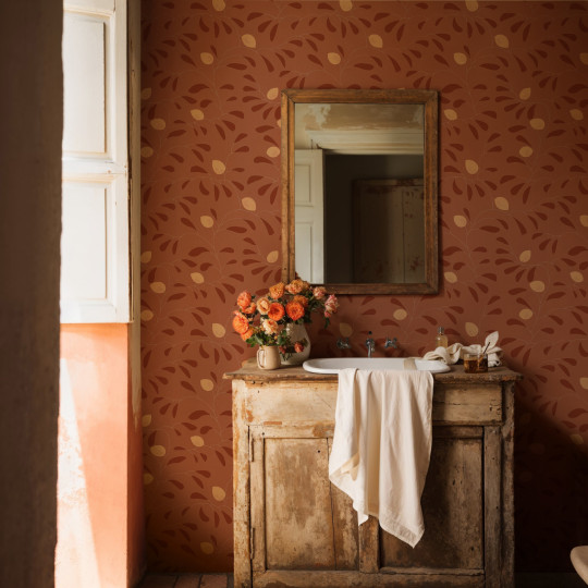 Tres Tintas Wallpaper Fresh Lemons