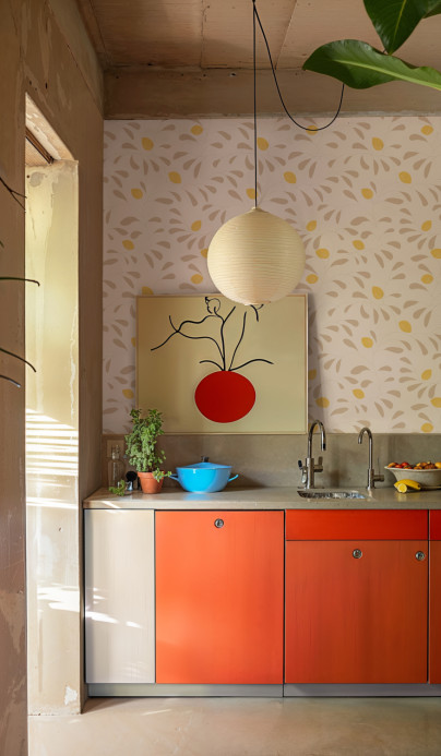 Tres Tintas Wallpaper Fresh Lemons