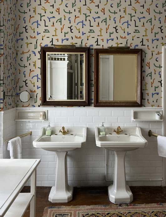 Tres Tintas Papier peint Tribal Tongue