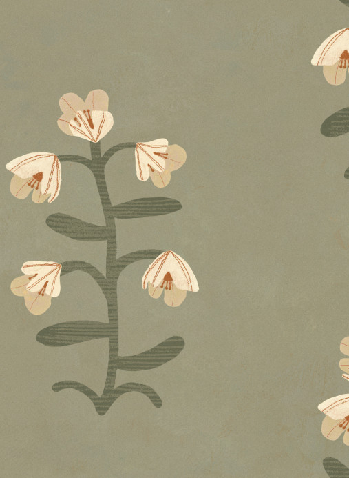 Tres Tintas Tapete Pacific Blooming - Green