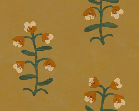 Tres Tintas Tapete Pacific Blooming - Ocher