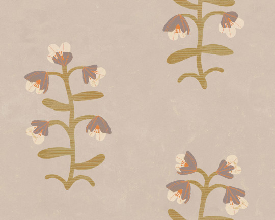 Tres Tintas Tapete Pacific Blooming - Mallow