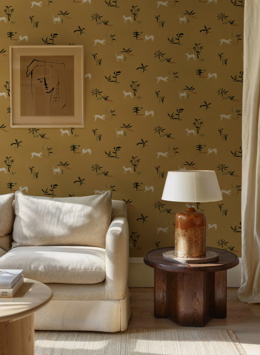 Tres Tintas Carta da parati Prehistoric Creatures