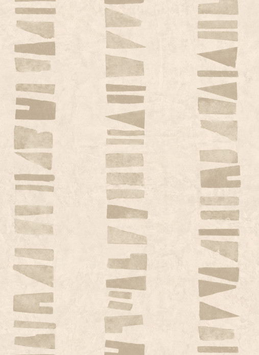 Tres Tintas Papier peint Linear Footprints - Beige