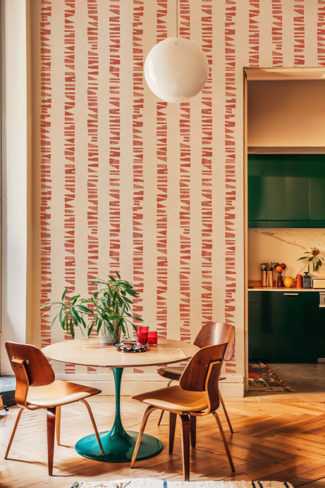 Tres Tintas Papier peint Linear Footprints