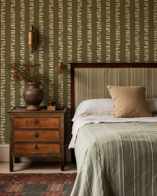 Tres Tintas Papier peint Linear Footprints