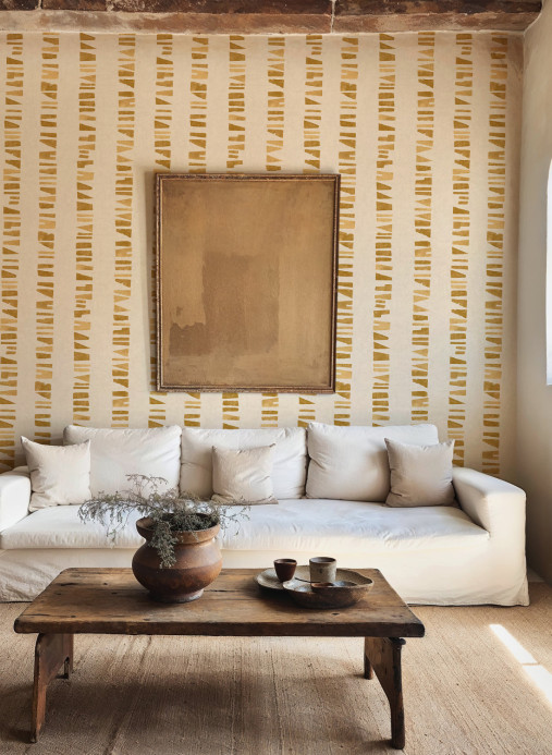 Tres Tintas Papier peint Linear Footprints