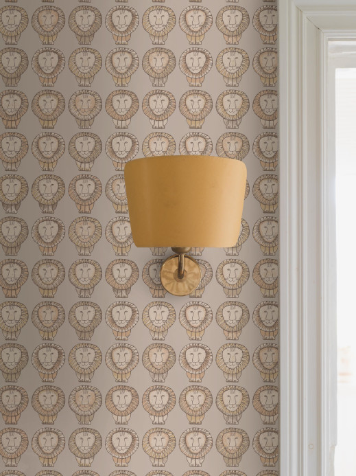 Boråstapeter Wallpaper Lisa Larson Lejon - 1377