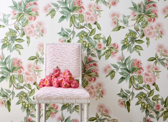 Anna French Tapete Camellia Garden