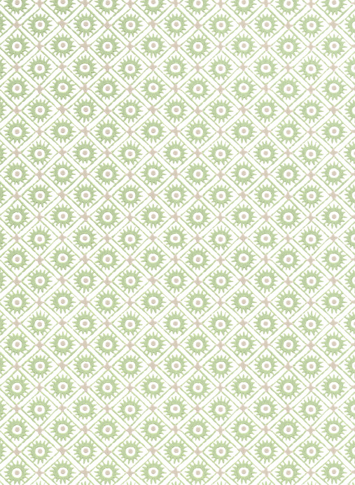 Anna French Tapete Mini Sun - Green