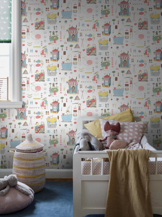 Boråstapeter Studio Wandbild Stig Lindberg Krakel Spektakel - 9809W