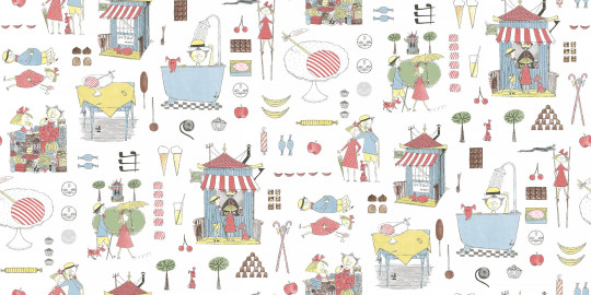 Boråstapeter Studio Wandbild Stig Lindberg Krakel Spektakel - 9809W