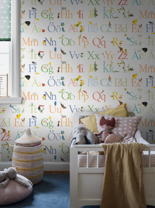 Boråstapeter Studio Mural Stig Lindberg ABC