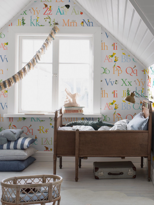 Boråstapeter Studio Mural Stig Lindberg ABC