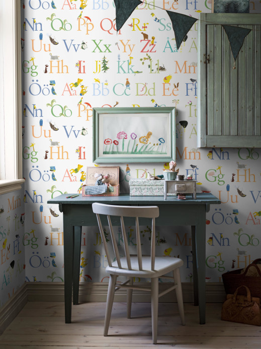 Boråstapeter Studio Wandbild Stig Lindberg ABC - 9810W