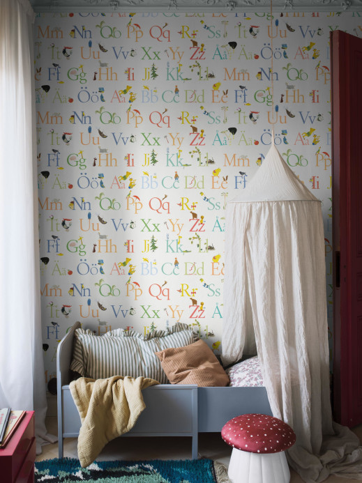 Boråstapeter Studio Wandbild Stig Lindberg ABC - 9810W
