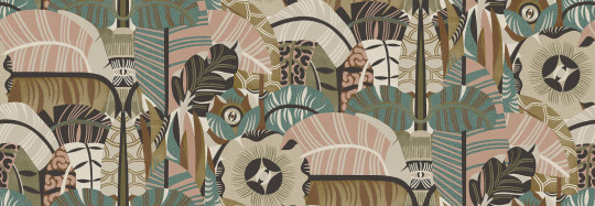 Boråstapeter Studio Wandbild Petra Börner Hypnotic Safari - 9836W