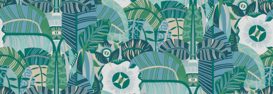 Boråstapeter Studio Wandbild Petra Börner Hypnotic Safari - 9838W