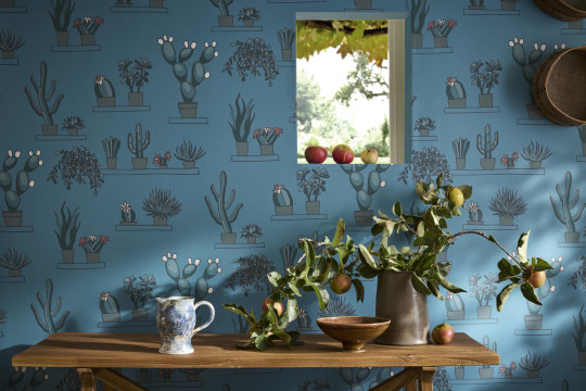 Little Greene Tapete Mr Straw's Greenhouse