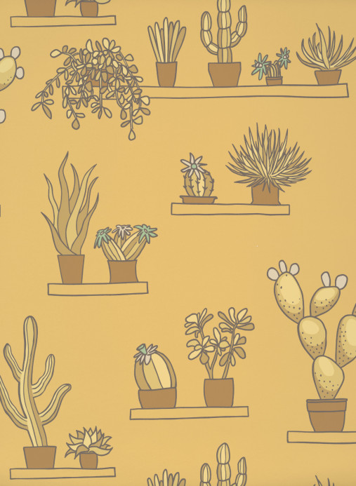 Little Greene Tapete Mr Straw's Greenhouse - Light Gold