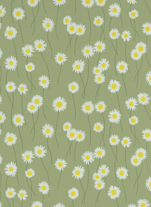 Little Greene Tapete Moon Daisies - Garden
