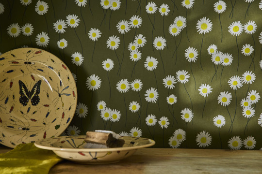 Little Greene Tapete Moon Daisies