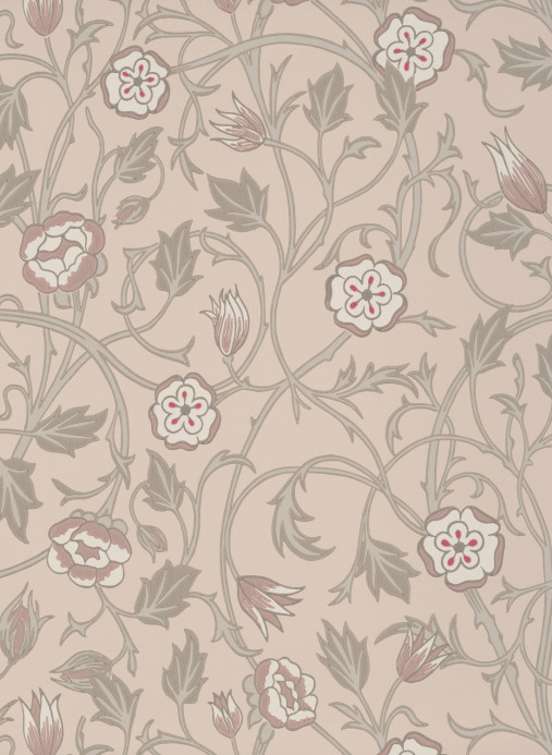 Little Greene Tapete May's Tulip - Castell Pink