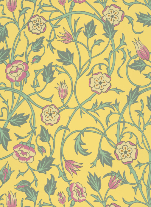Little Greene Tapete May's Tulip - Indian Yellow