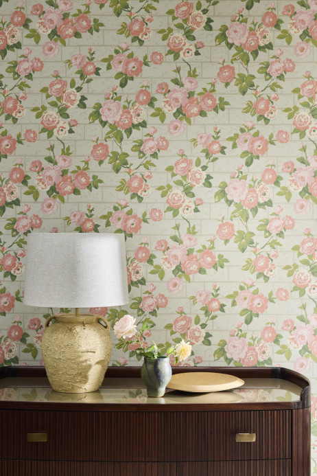 Little Greene Tapete Rose Garden