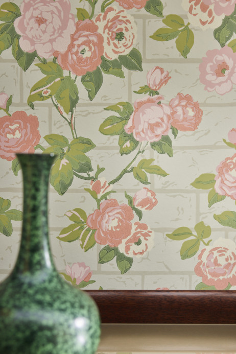 Little Greene Tapete Rose Garden