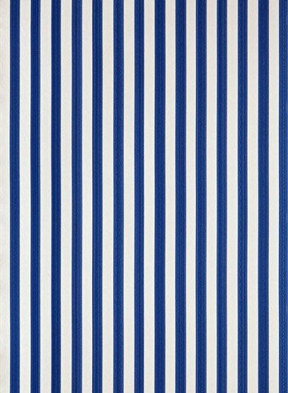 Tapete Closet Stripe von Farrow & Ball - Pointing/ Blue