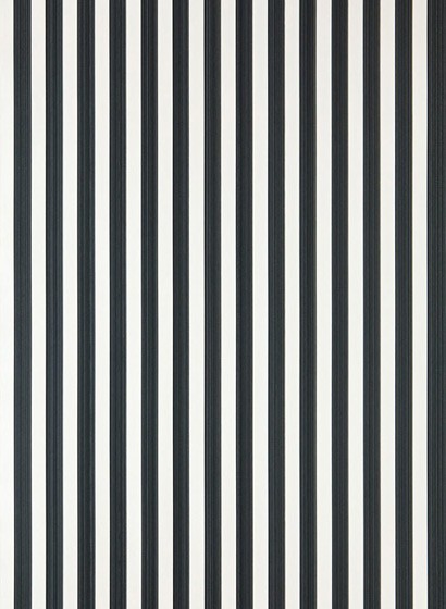Tapete Closet Stripe von Farrow & Ball - Pointing/ Off-Black