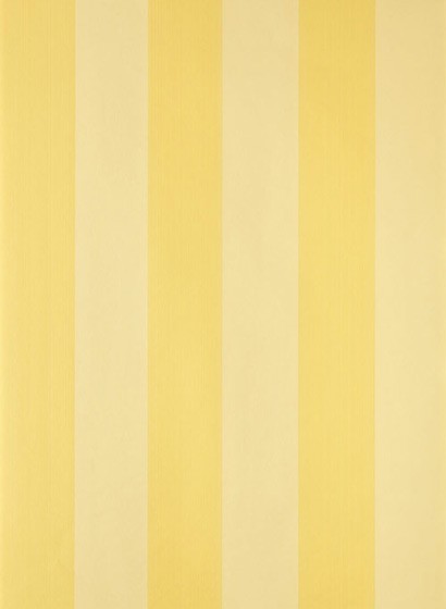Tapete Plain Stripe von Farrow & Ball - Farrow's Cream/ Citr