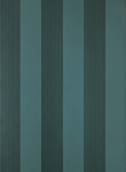 Tapete Plain Stripe von Farrow & Ball - Green Smoke/ Trust G
