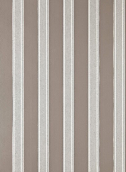 Tapete Block Print Stripe von Farrow & Ball - Charleston Gra