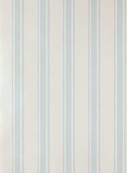 Tapete Block Print Stripe von Farrow & Ball - White Tie/ Ter