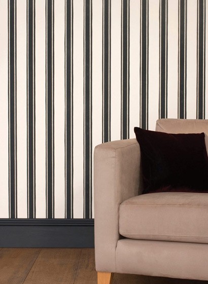 Farrow & Ball Wallpaper Block Print Stripe
