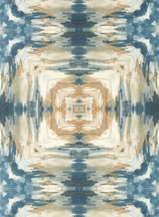 Clarke & Clarke Tapete Kalia - Midnight/ Antique