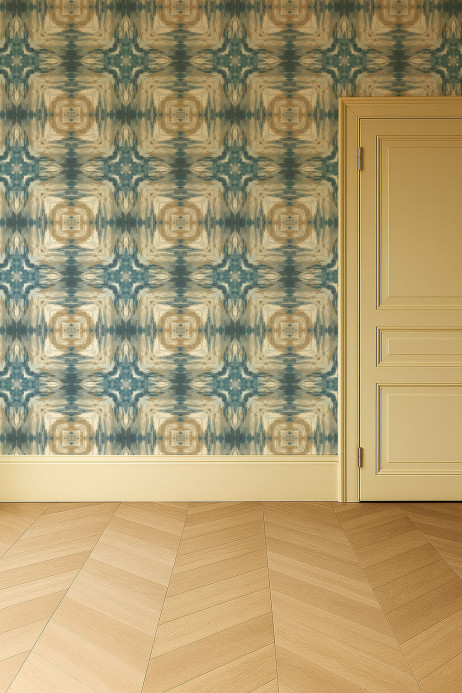 Clarke & Clarke Tapete Kalia - Midnight/ Antique