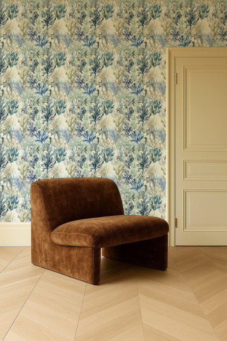 Clarke & Clarke Tapete Oceana - Denim