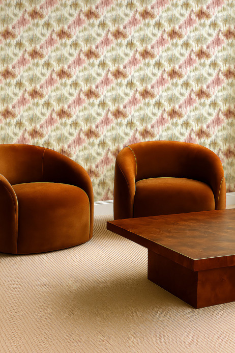 Clarke & Clarke Tapete Trueno - Spice/ Blush