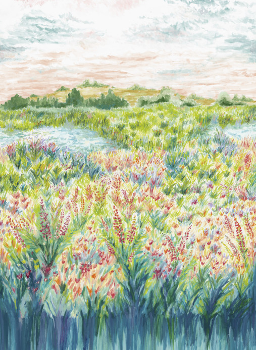 Clarke & Clarke Wandbild Wildbloom - Summer