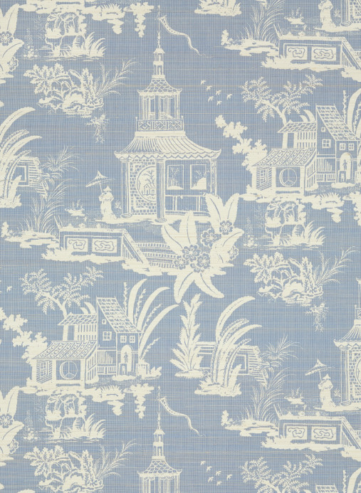 Thibaut Tapete Empress Court - Blue