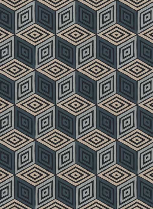 Sandberg Mural Chiara - Dark Blue