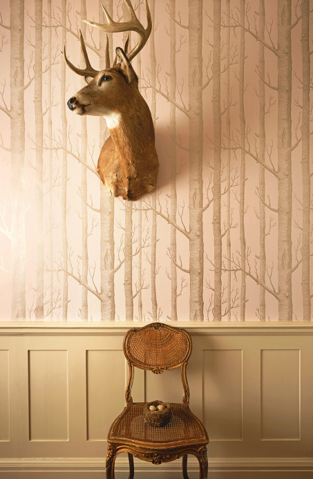 Tapete New Woods von Cole & Son - Pink & Gilver