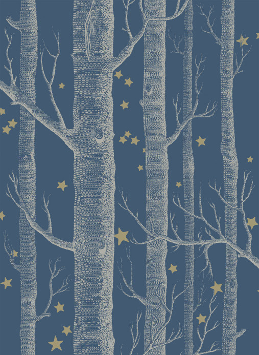 Tapete Woods & Stars von Cole & Son - Midnight